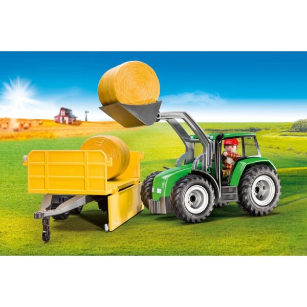 Playmobil - Tractor cu remorca si incarcator frontal - PM9317