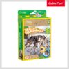 Cubic Fun - National Geographic Animale Salbatice Puzzle 3D Lup Cenusiu 58 piese - CUDS1073h