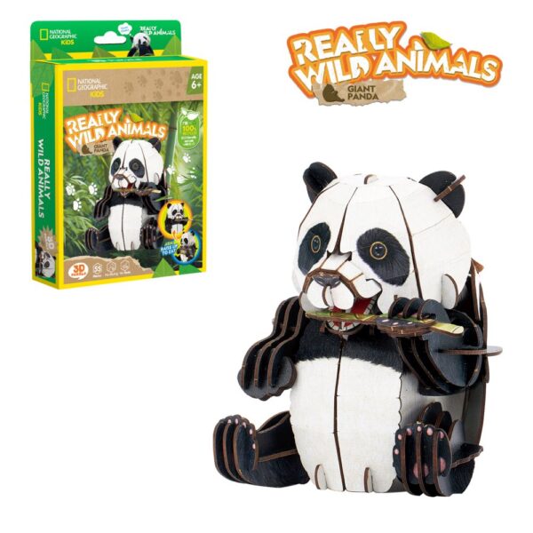 Cubic Fun - National Geographic Animale Salbatice Puzzle 3D Panda 55 piese - CUDS1075h