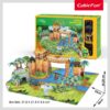 Cubic Fun - National Geographic Set de joaca 3D aventura in jungla 65 piese - CUDS1077h