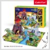 Cubic Fun - National Geographic Set de joaca 3D muntele dinozaurilor 54 piese - CUDS1078h