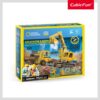 Cubic Fun - Joc Educativ STEM National Geographic puzzle 3D Excavator si Stivuitor - CUDS1131h