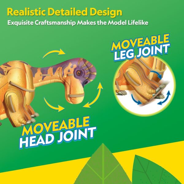 Cubic Fun - National Geographic Dinozauri Puzzle 3D Brahiozaur 54 piese - CUDS1170h