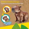 Cubic Fun - National Geographic Animale Salbatice Puzzle 3D Capibara 56 piese - CUDS1177h