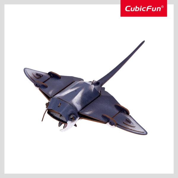 Cubic Fun - National Geographic Animale Salbatice Puzzle 3D Diavol de mare 53 piese - CUDS1178h