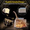 Cubic Fun - Puzzle 3D cu LED muzeul natural Brachiosaurus 217 piese - CUL544h