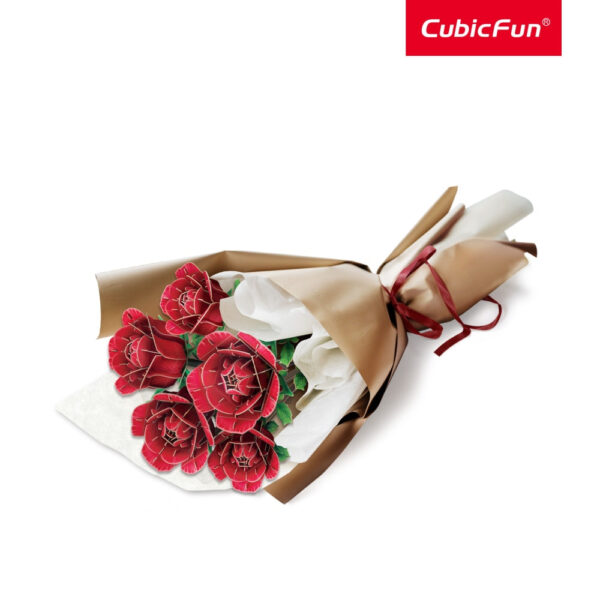Cubic Fun - Buchet de Trandafiri 3D 265 piese - CUP865h