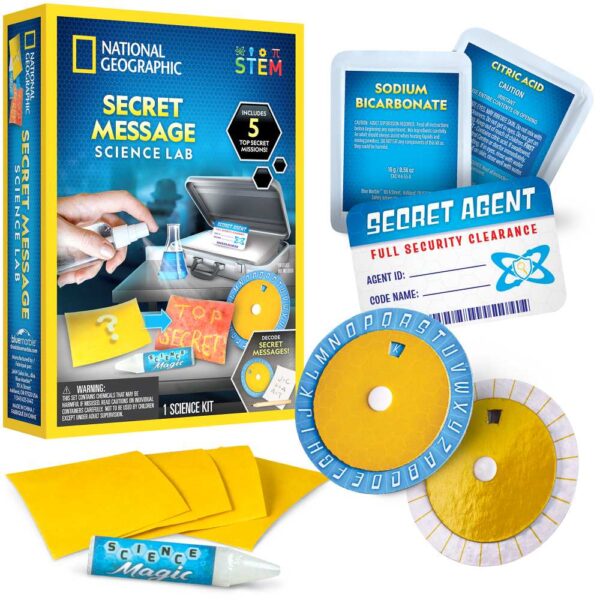 National Geographic - Set educativ Laboratorul mesajelor secrete stiinta si mister - NG24736