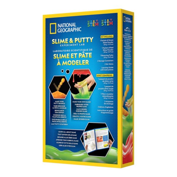 National Geographic - Set educativ experiment de creare Slime si Plastilina - NG24729