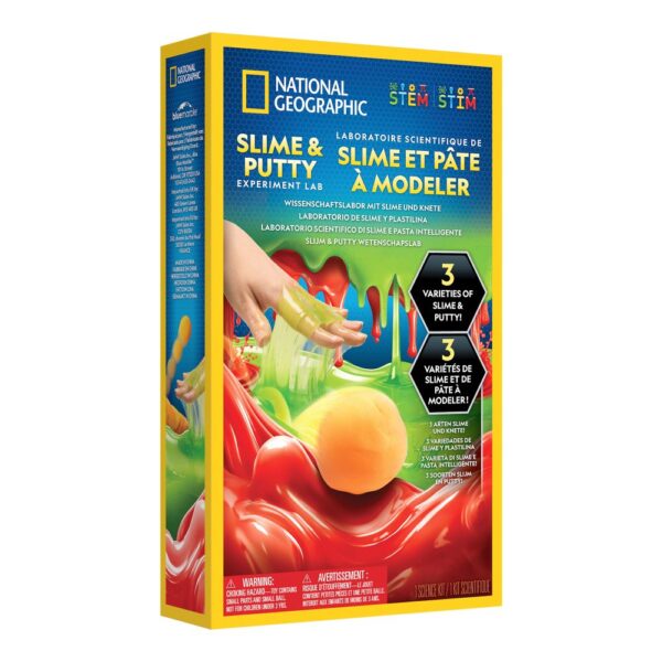 National Geographic - Set educativ experiment de creare Slime si Plastilina - NG24729