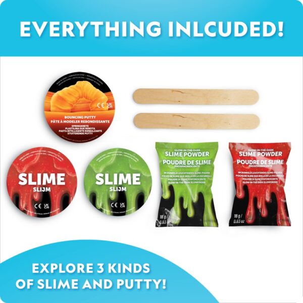 National Geographic - Set educativ experiment de creare Slime si Plastilina - NG24729
