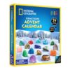 National Geographic - Set educativ Calendar de Craciun descopera roci si pietre pretioase cu 24 de surprize - NG24101