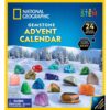 National Geographic - Set educativ Calendar de Craciun descopera roci si pietre pretioase cu 24 de surprize - NG24101
