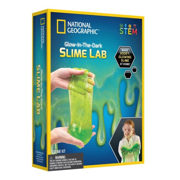 National Geographic - Set educativ Laboratorul de slime fosforescent - NG29714