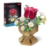 Cubic Fun - Buchet de flori 3D Trandafir 120 piese - CUW3301h