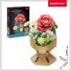 Cubic Fun - Buchet de flori 3D Camelie 109 piese - CUW3302h