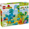 LEGO DUPLO - Dinozauri pe roţi 3 în 1 10451, 108 piese