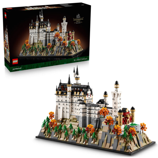 LEGO Architecture - Castelul Neuschwanstein 21063, 3455 piese