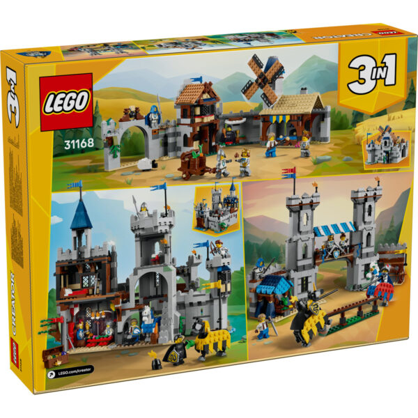 LEGO Creator - Castel medieval cu cai si cavaleri 31168, 1371 piese