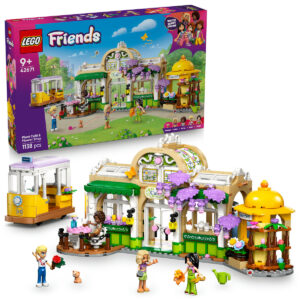 LEGO Friends - Cafenea cu multe plante şi florărie 42671, 1138 piese