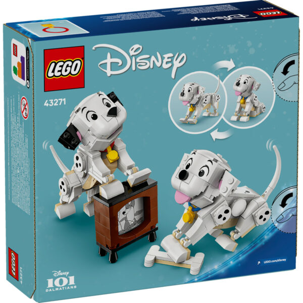LEGO Disney - Căţeluşii Lucky şi Penny din 101 dalmaţieni 43271, 268 piese