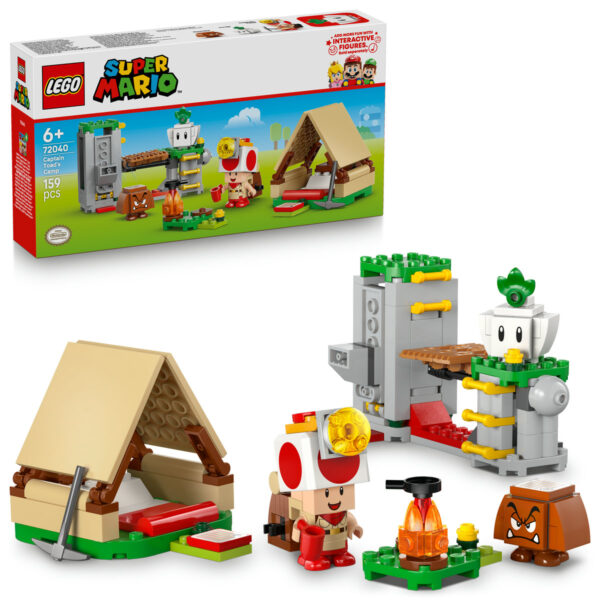 LEGO Super Mario - Tabara lui Captain Toad 72040, 159 piese