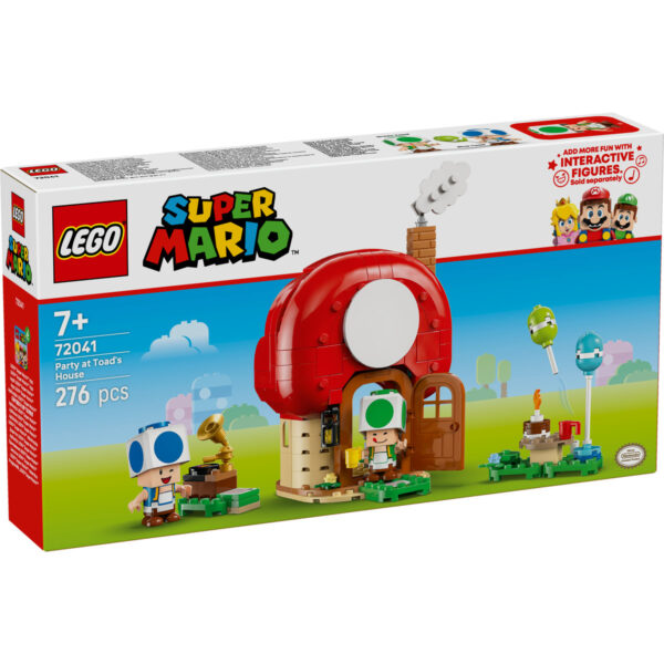 LEGO Super Mario - Petrecere acasa la Toad 72041, 276 piese