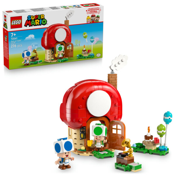 LEGO Super Mario - Petrecere acasa la Toad 72041, 276 piese