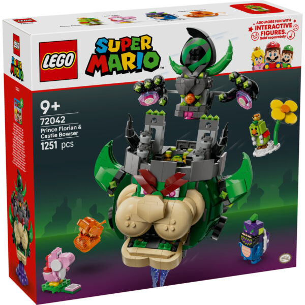 LEGO Super Mario - Prince Florian si Castle Bowser 72042, 1251 piese