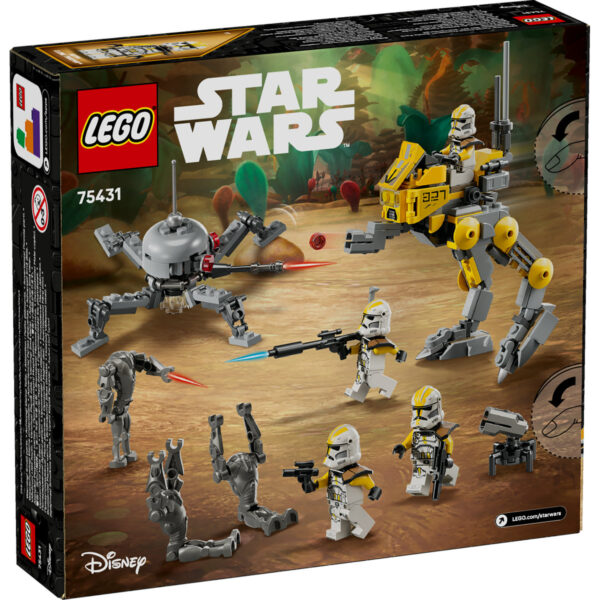 LEGO Star Wars - Pachet de lupta Soldati clona din unitatea stelara 327 75431, 258 piese