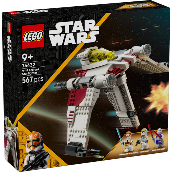 LEGO Star Wars - Nava de lupta stelara V-19 Torrent 75432, 567 piese