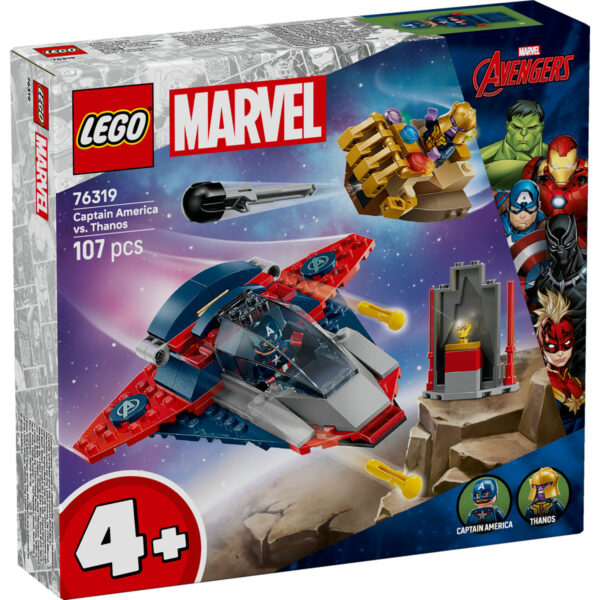 76319-lego-super-heroes-1 LEGO Marvel Super Heroes - Capitanul America vs Thanos 76319, 107 piese