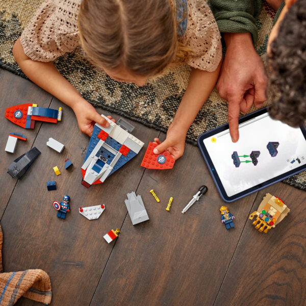 76319-lego-super-heroes-3 LEGO Marvel Super Heroes - Capitanul America vs Thanos 76319, 107 piese