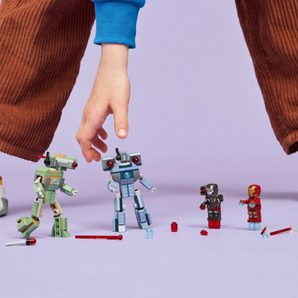 76320-lego-super-heroes-5 LEGO Marvel Super Heroes - Iron Man si War Machine vs dronele Hammer 76320, 204 piese