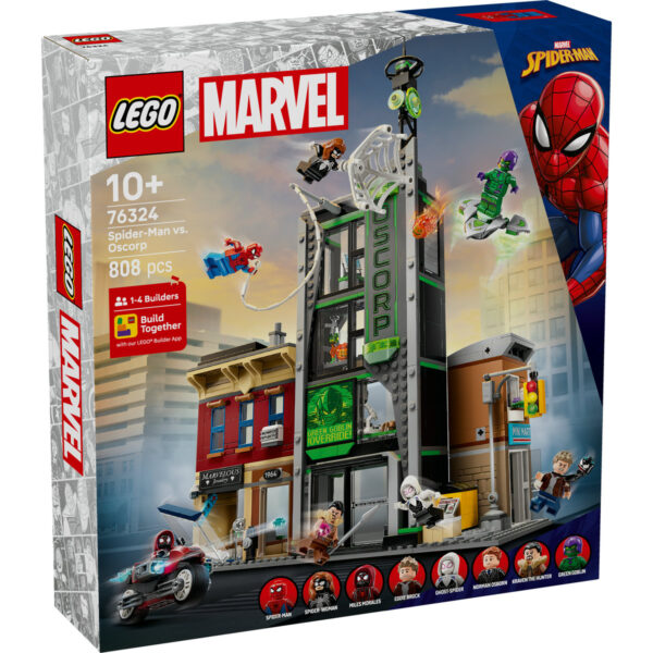 76324-lego-super-heroes-1 LEGO Marvel Super Heroes - Omul-Paianjen vs Oscorp 76324, 808 piese
