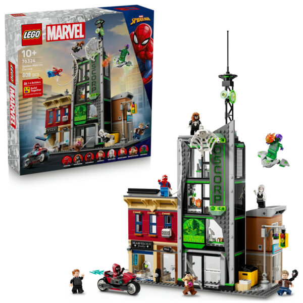76324-lego-super-heroes LEGO Marvel Super Heroes - Omul-Paianjen vs Oscorp 76324, 808 piese