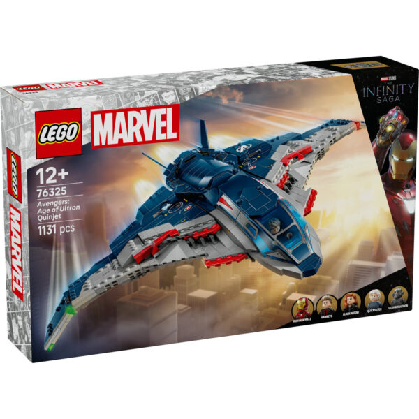 76325-lego-super-heroes-1 LEGO Marvel Super Heroes - Quinjet din Razbunatorii: Sub semnul lui Ultron 76325, 1131 piese
