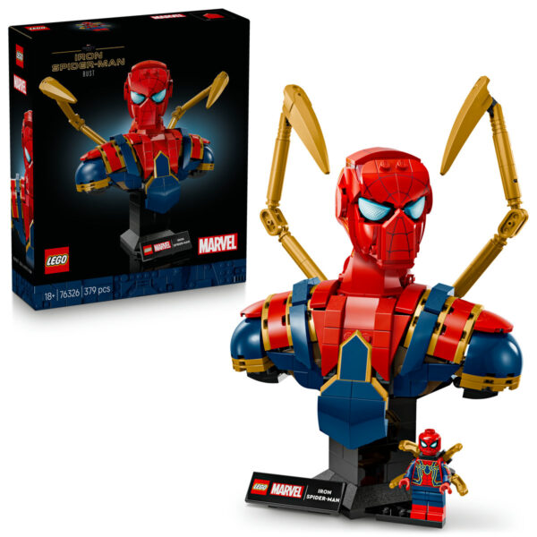 76326-lego-super-heroes LEGO Marvel Super Heroes - Bustul lui Iron Spider-Man 76326, 379 piese