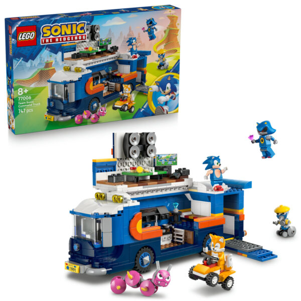77006-lego-sonic-the-hedgehog LEGO Sonic the Hedgehog - Camionul de comanda al echipei Sonic 77006, 747 piese