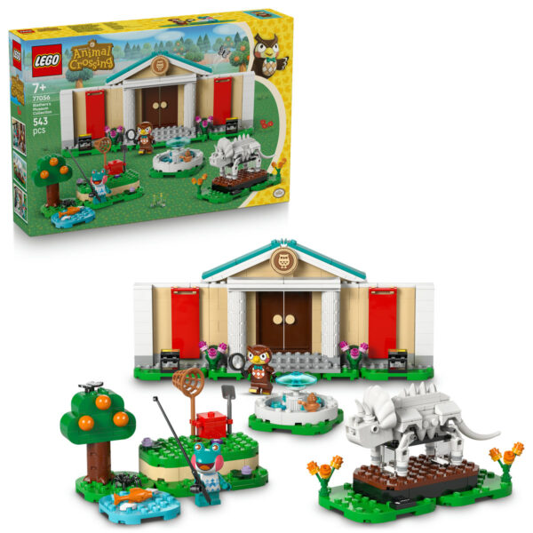 77056-lego-animal-crossing LEGO Animal Crossing - Colectia de muzeu a lui Blathers 77056, 543 piese