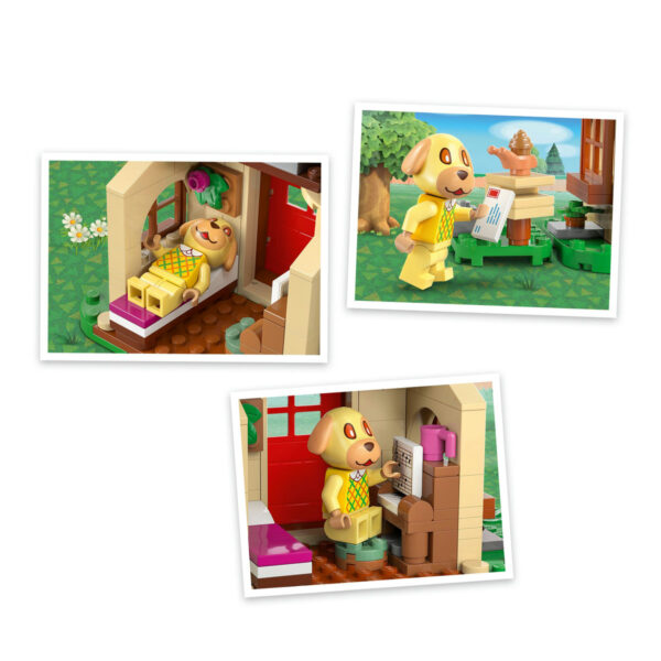 77058-lego-animal-crossing-1 LEGO Animal Crossing - Casa confortabila a lui Goldie 77058, 149 piese