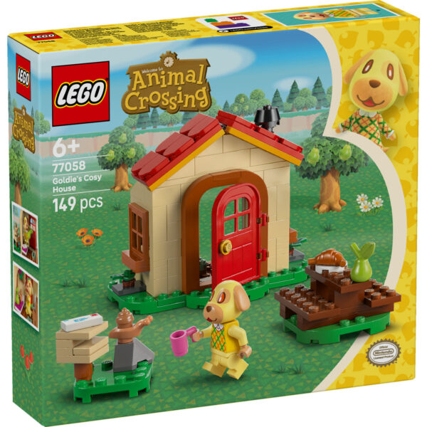 77058-lego-animal-crossing-3 LEGO Animal Crossing - Casa confortabila a lui Goldie 77058, 149 piese