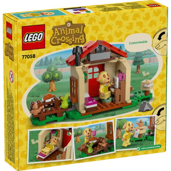 77058-lego-animal-crossing-4 LEGO Animal Crossing - Casa confortabila a lui Goldie 77058, 149 piese