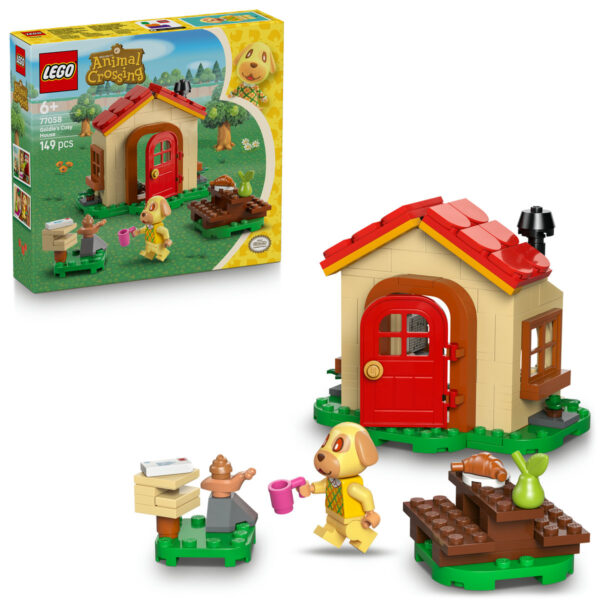 77058-lego-animal-crossing LEGO Animal Crossing - Casa confortabila a lui Goldie 77058, 149 piese
