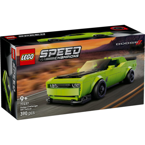 77237-lego-speed-champions-1 LEGO Speed Champions - Masina sport Dodge Challenger SRT Hellcat 77237, 390 piese