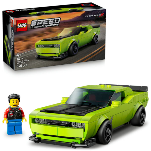 77237-lego-speed-champions LEGO Speed Champions - Masina sport Dodge Challenger SRT Hellcat 77237, 390 piese