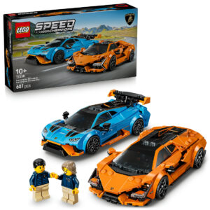 LEGO Speed Champions - Lamborghini Revuelto si Huracán STO 77238, 607 piese