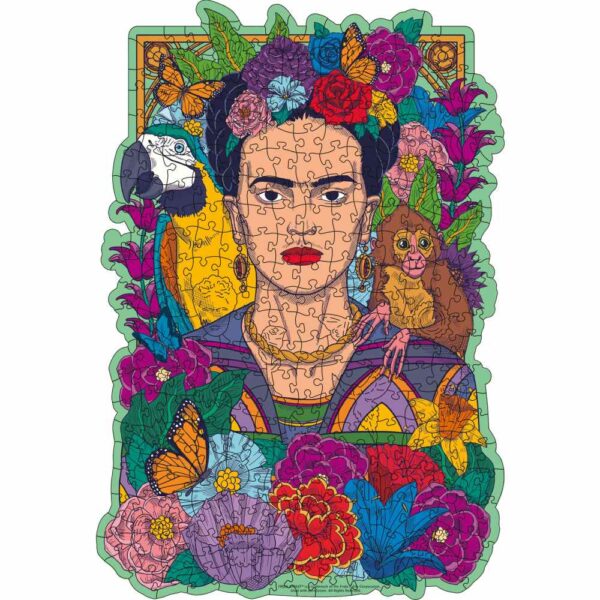 Ravensburger - Puzzle din lemn Frida Kahlo 300 piese - RVSPA01540