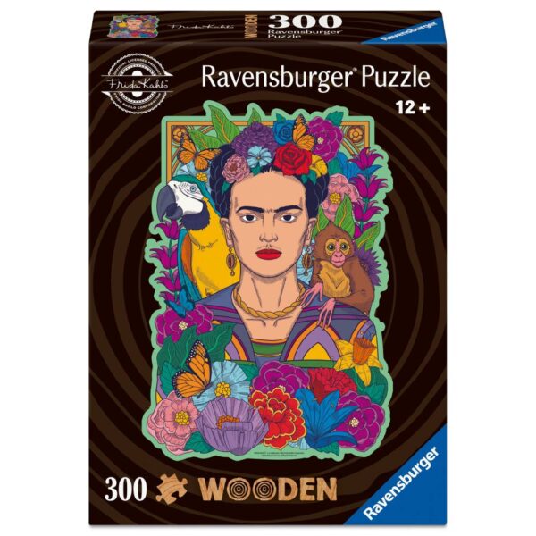 Ravensburger - Puzzle din lemn Frida Kahlo 300 piese - RVSPA01540