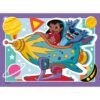 Ravensburger - Puzzle interactiv cu buton sonor pentru testarea rapiditatii Disney Stitch 4x35 piese - RVSPC04178